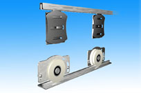 R80型侧装地轮（移门滑轮）