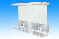 兴达8厘地轮玻璃门滑车套件