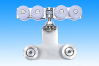 麦奇2型八轮点式T型打孔玻璃门