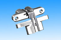 兴达暗装弹力合页