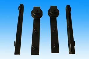 库房车间吊装移门滑轨滑轮 兴达谷仓门滑轨滑车五金配件